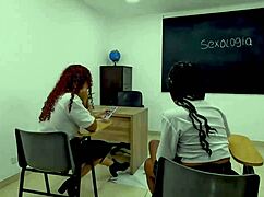 kinky teacher fucks lesbian students doggystyle big asses