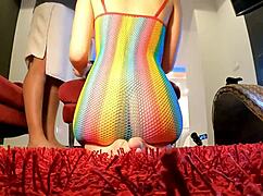 Wanna see two cute redhead sluts in a dice game handjob contest racing to make one guy cum first?