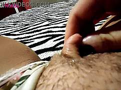 Moaning Softly Touching Guests Home