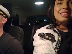 Friday car anal ride brazilian trans cum on ass captain cock