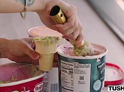 Vanessa Sky's Bratty Tiny Ass Devours Huge Cock Deep and Hard