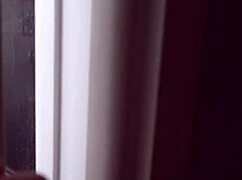 stepmom spots him spying while she showers and tempts him closer