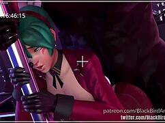 My big tits bounce as huge cock slams my thick ass nonstop