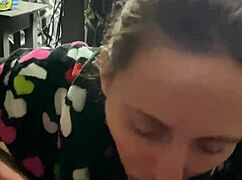 Pov On Her Knees Deepthroating Monster Cock Desk Game Ends In Wet Mouthful Cum