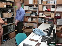 Aryana rides officers huge cock shoplift bust 🍆💦