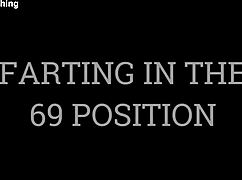 mistress farts right in slave's face as he sucks her wet cock hard