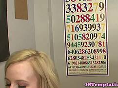 Real teen 18+ yanks cock like a pro handjob queen!