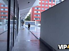 young beauty cuckolds bf right in front of him!!