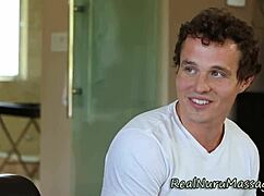 Busty tattooed Asian masseuse gets unexpectedly rammed during nuru session