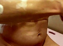 Wife's nipples harden post-period, begging licks in bathroom bliss?