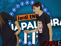 myss alessandra plays my sexy game parody hard. if lucky, big cock prize awaits her