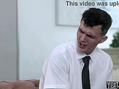 two huge cock teens tag team busty milf preacher threesome 😈🍆💦