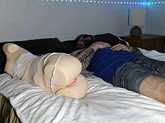 Stepdad Mistakes Stepdaughter for Fuck Doll and Pounds Her Bent Over Till Creampie Drips