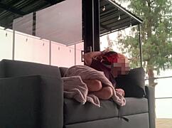 surprise christmas my hubby fucks wet pussy hard lingerie cowgirl ride