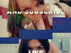 inked babe slurps cock deep then facefucked hard 💦😜