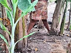 check out this big pussy milf pissing outdoors like a naughty evangelist