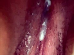 Amateur latina teen loves creampie in tight pussy