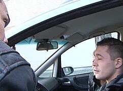 fucking blonde milf mommy bent over bed in fishnets doggystyle