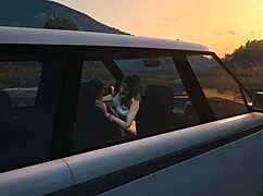 gta 5 franklin drives car picks up hooker for paid service game