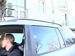 fucking blonde milf mommy bent over bed in fishnets doggystyle