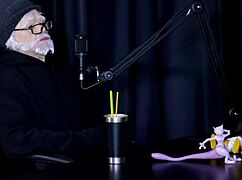 flor de damiana strips sensually showing breasts after transsexual and virginity chat on sheer red