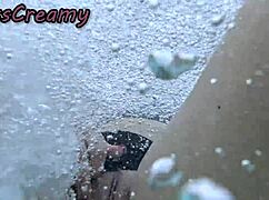 i flash pussy at student by pool he fingers me risky