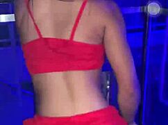 i'm watching nick's rodrigues dance funk with that naughty young slut outdoors