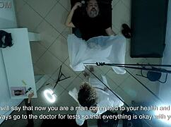 patient visits urologist gets horny asshole fingered and fucked hard