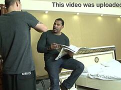 fucking blonde milf mommy bent over bed in fishnets doggystyle