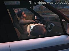 gta 5 franklin drives car picks up hooker for paid service game