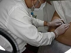 Gyno doctor gives in to urges and fucks patient on exam table