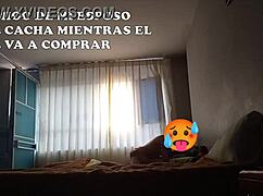 amigo climbs into bed while esposo leaves for training