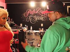 Blonde bombshell's pussy and ass destroyed by monster black cock from rome major!