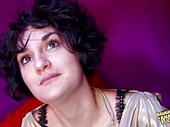 Man, that experienced guy screamed loud cumming on this bitch's pretty face!!