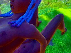 How do romantic black lesbians fist and squirt at world's end?!