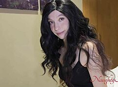 Fucking my step mother-in-law hard instead of wife creampie finish