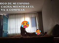 amigo climbs into bed while esposo leaves for training