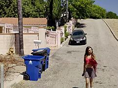 High kicks cheerleader faces deep dick in porn audition day