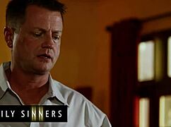 Stepfather Catches Stepdaughter Masturbating To His Videos And Fucks Her Live!