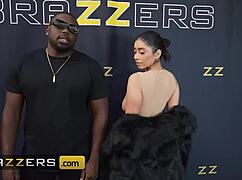 oops violet myers flashes her tight asshole to paparazzi bbc style