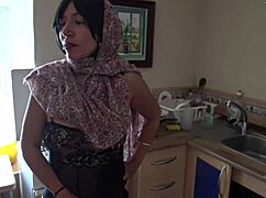 Watch this hairy mature cuckold wife squirt her beaver fountain for the group