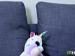 Asian Petite 18+ Stepsister Lulu Chu Deepthroats Stepbrother's Monster Cock in Bedroom