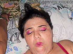 Damn blonde bitch craves dick after dick non-stop!