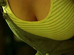 Blonde milf Carmen Luvana gaps her shaved pussy outdoors slut fucked hard