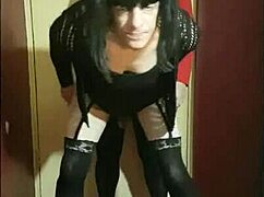 The crossdresser eagerly collects ass to mouth moments in this homemade amateur series part three