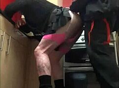 The crossdresser eagerly collects ass to mouth moments in this homemade amateur series part three