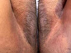 her fingers slide deep into the juiciest pussy rubbing till she moans loud