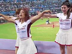 Baseball Cheerleaders Shake Perfect Bodies Boldly