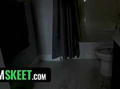 TINY FLEXIBLE CHICK TAKES ROUGH GANGBANG SPANKING!