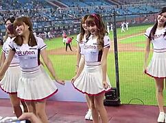 Baseball Cheerleaders Shake Perfect Bodies Boldly